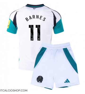 Newcastle United Harvey Barnes #11 Terza Maglia Bambino 2024-25 Manica Corta (+ Pantaloni corti)
